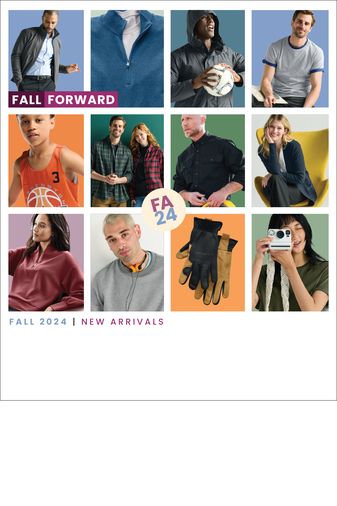 Fall forward with our latest New Arrivals catalog. This resource debuts 128 all-new styles from brands like Carhartt, The North Face, Nike, Port Authority and S